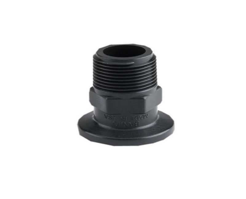 DURAFORCE 2 of Banjo 1" Standard Port x 1" MPT Flanged Adapter Coupling USA MADE M100MPT