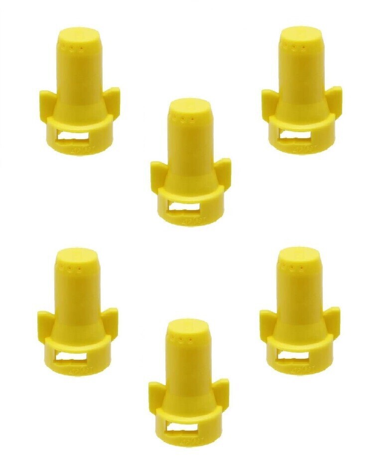 DURAFORCE Pack of 6 - TeeJet Stream-Jet SJ-7 7-Stream Outlet Spray Tip 0.2 GPM @ 40 PSI