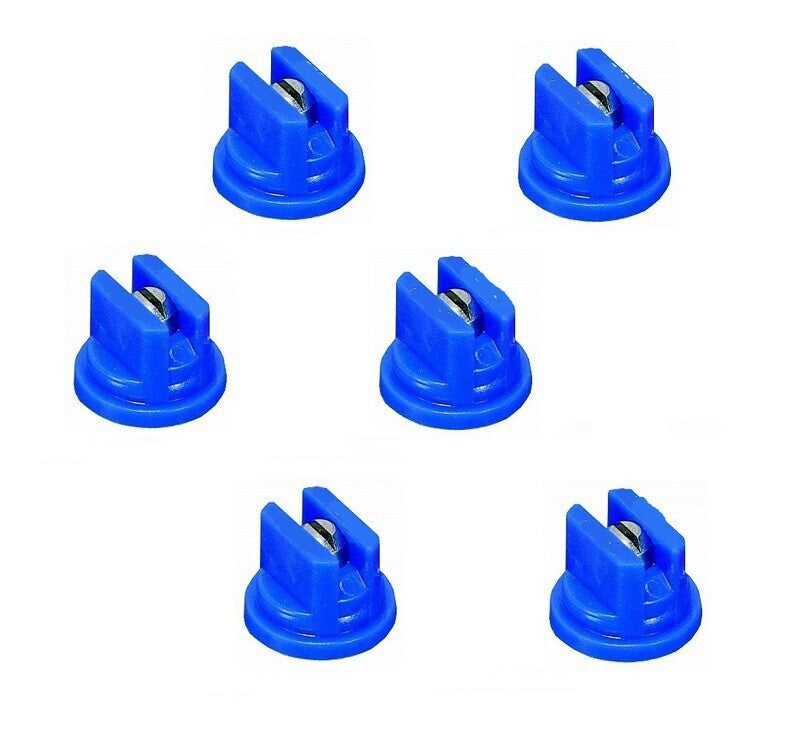 DURAFORCE Pack of 6 - TeeJet Even Flat Spray Tips 80° Polymer w/SS Insert 0.3 GPM @ 40 PSI