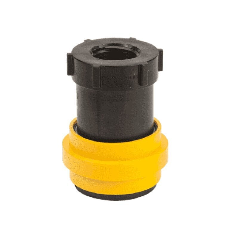 DURAFORCE 1" Female NPT Dry Poppet Coupling w/ FKM Viton Seals DPCF100