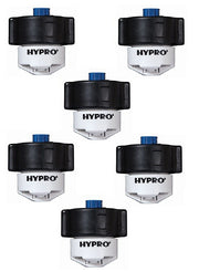DURAFORCE 6 Hypro Guardian Air Twin White Polymer Spray Tips 110° Rated @ 0.80 GPM 40 PSI