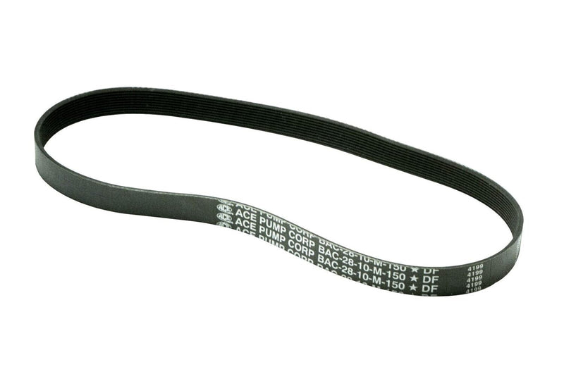 DURAFORCE Ace Pump Poly Belt with 10 Grooves Fits PTOC-150-1000 Pump BAC-28-10M-150