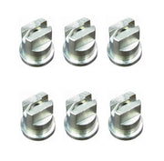 DURAFORCE Pack of 6 - TeeJet SS Extended Range Flat Fan Spray Tip Rated 1.0 GPM @ 40 PSI