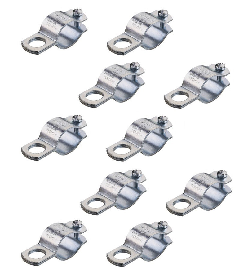 DURAFORCE Pack of 10 - TeeJet Clamp For Hose Shank Nozzle Bodies Fits 1" Round OD Tubing