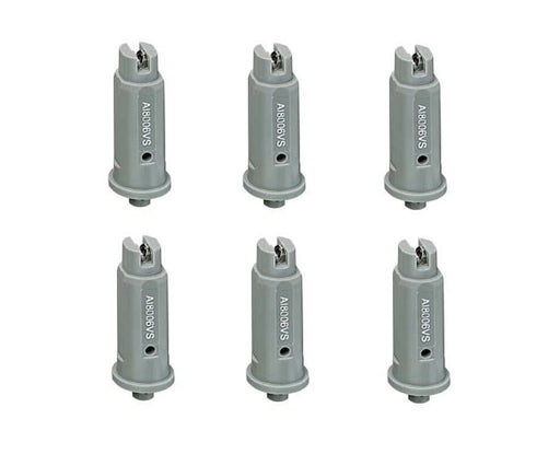 DURAFORCE 6 of TeeJet AI Gray Flat Spray Tip 80° Polymer w/ SS Insert 0.60 GPM @ 40 PSI