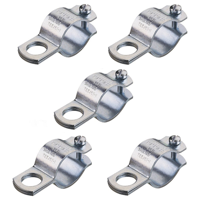 DURAFORCE Pack of 5 - TeeJet Clamp For Hose Shank Nozzle Bodies Fits 3/4" Round OD Tubing