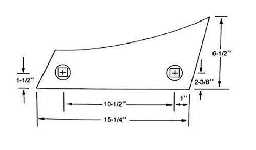 DURAFORCE Plow Shin Bottom EXB-16 Series 16" Bottom Size WCA16