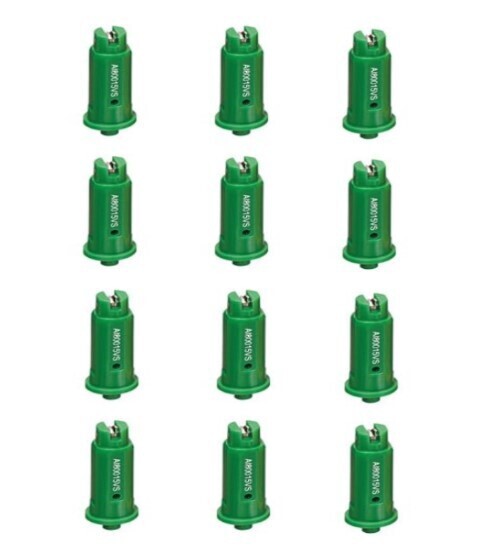 DURAFORCE 12 of TeeJet AI Green Flat Spray Tip 80° Polymer w/ SS Insert 0.15 GPM @ 40 PSI