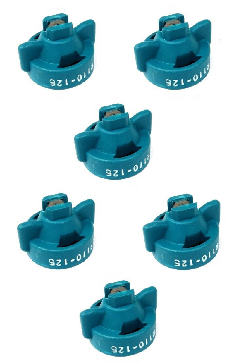 DURAFORCE Pack of 6 - Wilger Combo-Jet Extended Range Spray Tip Rated 1.25 GPM @ 40 PSI