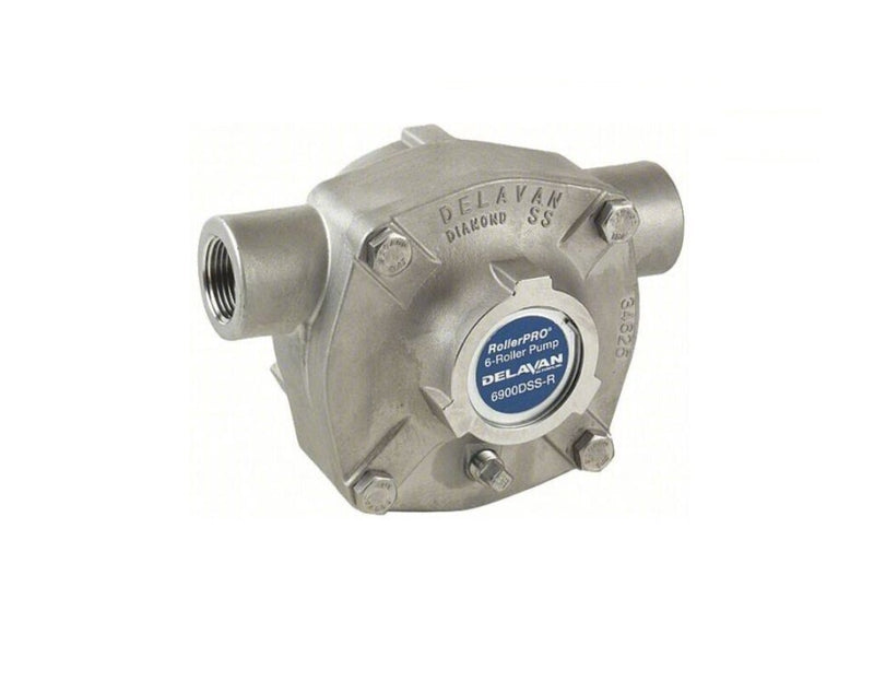 DURAFORCE Delavan 6 Roller Diamond Series Pump 5/8" Shaft & 3/4" NPT Inlet & Outlet
