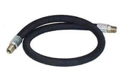 DURAFORCE 3/8" x 180" 1-Wire Hydraulic Hose Assembly Solid & Swivel Fittings 3,000 Max PSI