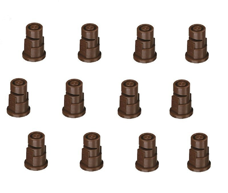 DURAFORCE Pack of 12 - TeeJet Polymer Wide Angle Spray Tips Rated 0.5 GPM @ 40 PSI