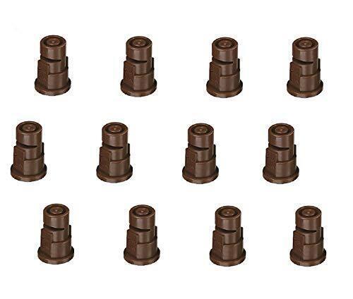 DURAFORCE Pack of 12 - TeeJet Polymer Wide Angle Spray Tips Rated 0.5 GPM @ 40 PSI