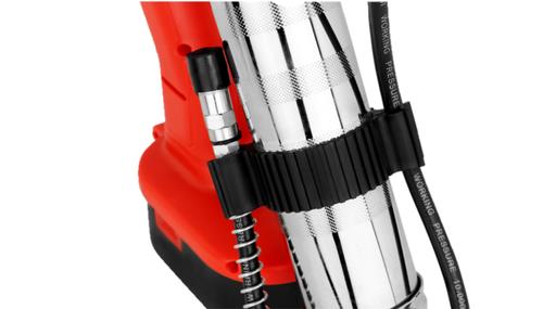 DURAFORCE Cordless Grease Gun Lithium Battery & Storage Case w/ 30" Hose 912-19