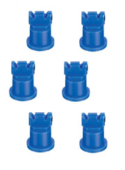 DURAFORCE Pack of 6 - TeeJet AI Turbo TwinJet Blue Flat Spray Tip Rated 0.3 GPM @ 40 PSI