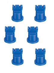 DURAFORCE Pack of 6 - TeeJet AI Turbo TwinJet Blue Flat Spray Tip Rated 0.3 GPM @ 40 PSI