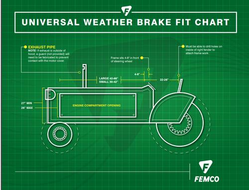 DURAFORCE Heat Houser Weatherbrake Side Entry Below 25 HP Tractor w/ Vinyl Curtain