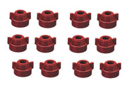 DURAFORCE Pack of 12 - Quick TeeJet Red Nylon Cap For TJ60, AI, SJ3, DGTJ & More Style Tip