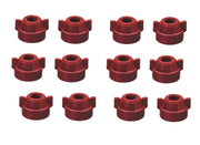 DURAFORCE Pack of 12 - Quick TeeJet Red Nylon Cap For TJ60, AI, SJ3, DGTJ & More Style Tip