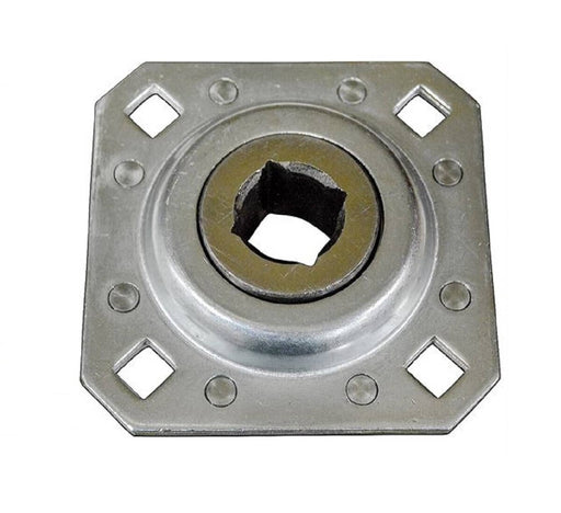DURAFORCE 8 of Disc Harrow Bearing 1" Square Bore w/ 4 - 1/2" Bolt Holes & 4-3/4" OAL