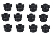 DURAFORCE Pack of 12 - Quick TeeJet Black Nylon Cap For TJ60, AI, SJ3, DGTJ & More