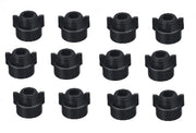 DURAFORCE Pack of 12 - Quick TeeJet Black Nylon Cap For TJ60, AI, SJ3, DGTJ & More