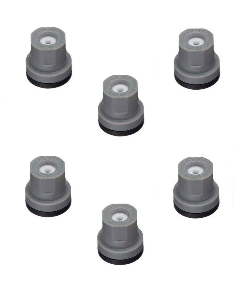 DURAFORCE Pack of 6 - TeeJet TXR ConeJet Hollow Cone Nozzle Spray Tips 0.30 GPM @ 40 PSI