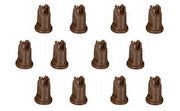 DURAFORCE Pack of 12 - TeeJet Air Induction XR Flat Spray Tips Brown 110° 0.5 GPM @ 40 PSI