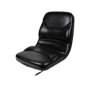 DURAFORCE Contoured High-Back Steel Pan Seat with Slides - Black 450000BK