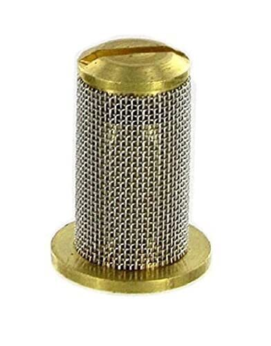 DURAFORCE 50 of Teejet Brass Check Valve Tip Strainer w/ SS 50 Mesh Screen Opens @ 5 PSI
