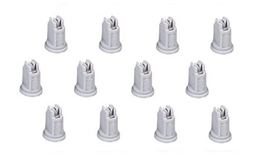 DURAFORCE Pack of 12 - TeeJet Air Induction XR Flat Spray Tips Gray 110° 0.6 GPM @ 40 PSI