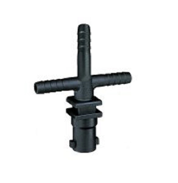 DURAFORCE 5 of Quick Nozzle Body Elbow Triple Hose Barb For 3/8" ID Hose 125 Max PSI