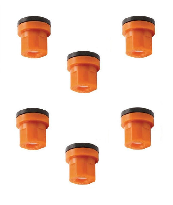 DURAFORCE Pack of 6 - TeeJet TXR ConeJet Hollow Cone Nozzle Spray Tips 0.20 GPM @ 40 PSI