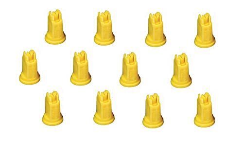 DURAFORCE Pack of 12 - TeeJet Air Induction XR Flat Spray Tips Yellow 110° 0.2 GPM @ 40PSI