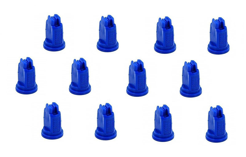 DURAFORCE Pack of 12 - TeeJet Air Induction XR Flat Spray Tips Blue 110° 0.3 GPM @ 40 PSI