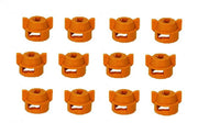 DURAFORCE Pack of 12 - Quick TeeJet Orange Nylon Cap For Flat, TP Standard & XR Style Tips