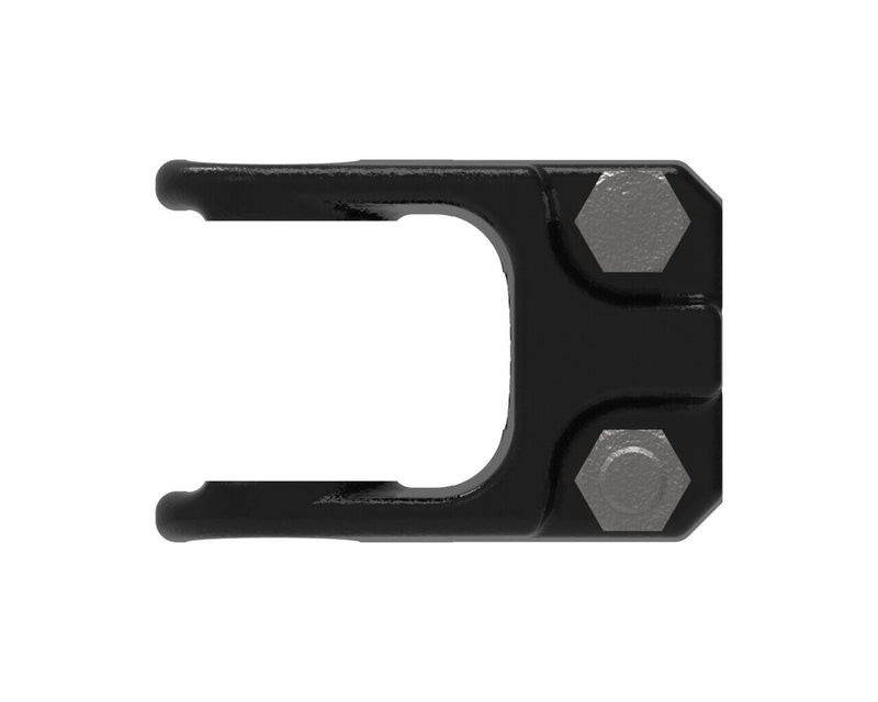 DURAFORCE Weasler 1" Bore x 15 Spline Clamp Lawn & Garden Yoke w/ Bolt Holes & Set Screw