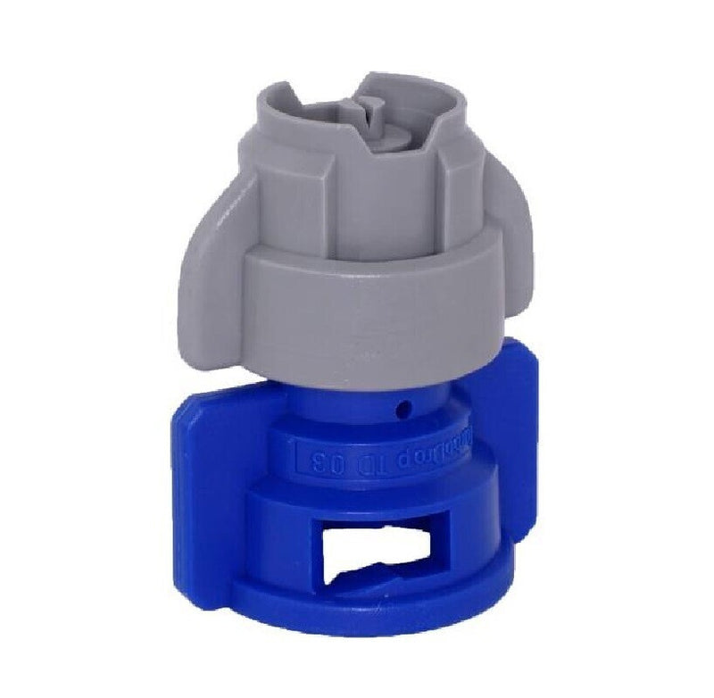 DURAFORCE Greenleaf Medium Pressure TurboDrop XL Blue/Gray Poly Spray Nozzle 110°