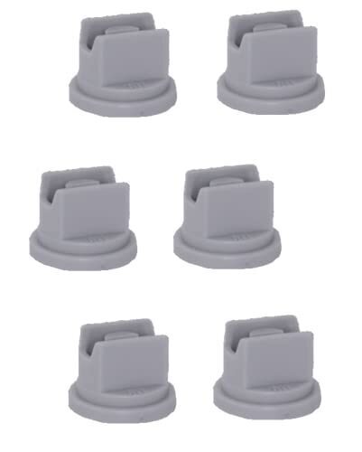DURAFORCE Pack of 6 - Greenleaf Spraymax Extended Range Gray Spray Tip 110° SMP11006