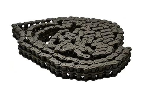 DURAFORCE 80 Double Strand Roller Chain 10 Foot Roll 1" Pitch x 5/8" Width 80-2R