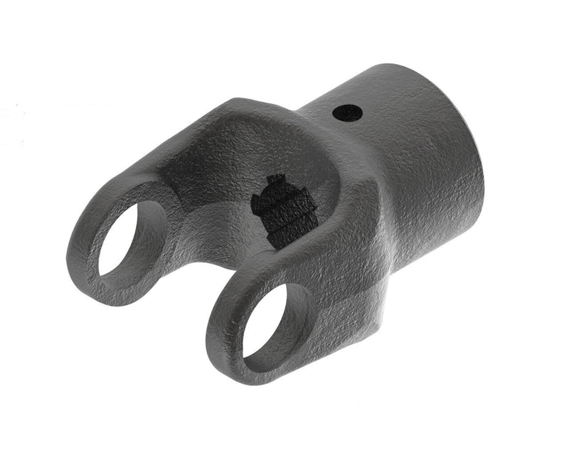 DURAFORCE Weasler 1-1/8" 6 Spline Bore 1/4" Pin Hole Implement Yoke 6N Series 801-0618