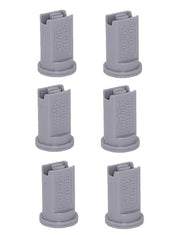 DURAFORCE Pack of 6 - Greenleaf Low Pressure Air Mix Venturi Gray Spray Tip Nozzle 110°