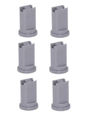 DURAFORCE Pack of 6 - Greenleaf Low Pressure Air Mix Venturi Gray Spray Tip Nozzle 110°