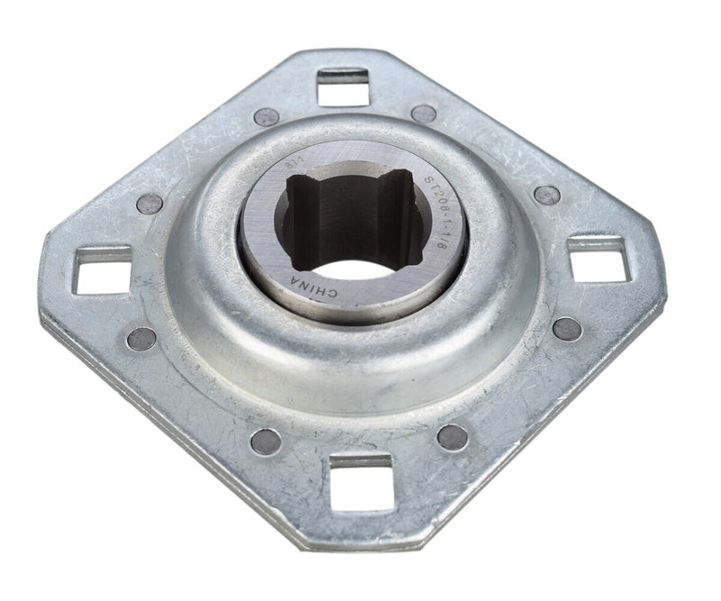 DURAFORCE 8 of Disc Harrow Bearing 1-1/8" Square Bore w/ 4 - 1/2" Bolt Holes & 4-3/4" OAL