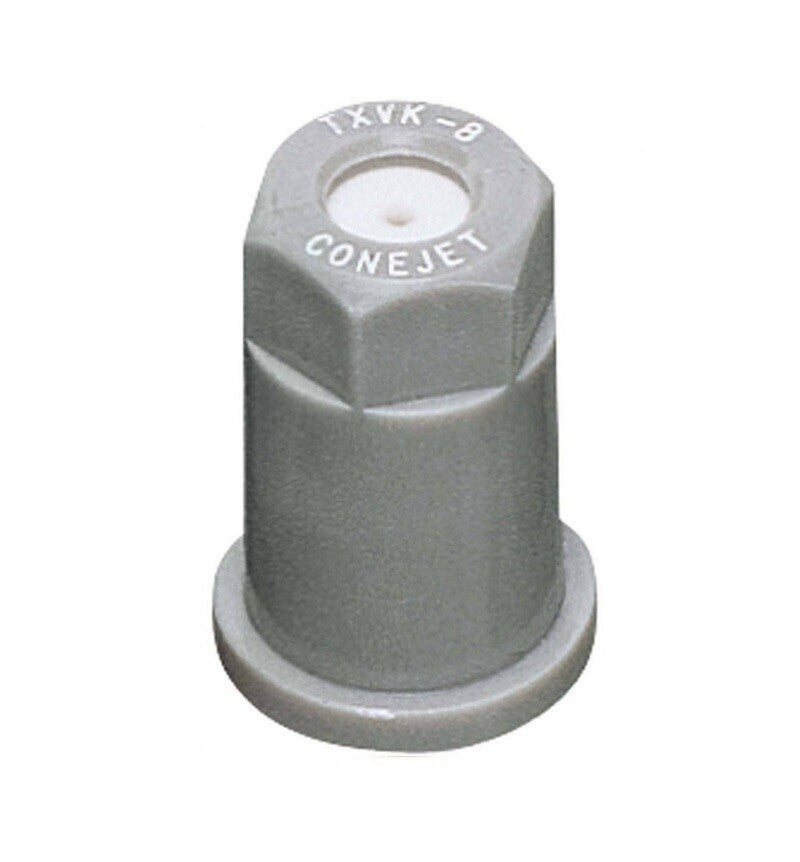 DURAFORCE TeeJet ConeJet Hollow Cone Spray Tip 0.133 GPM @ 40 PSI Visiflo Gray TX-VK8