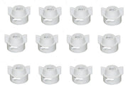 DURAFORCE Pack of 12 - Quick TeeJet White Nylon Cap For Flat, TP Standard & XR Style Tips