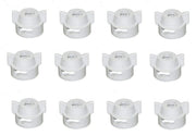 DURAFORCE Pack of 12 - Quick TeeJet White Nylon Cap For Flat, TP Standard & XR Style Tips