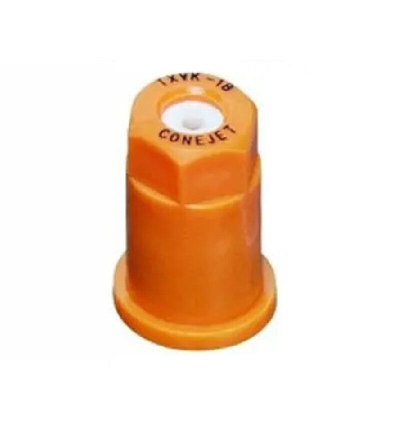 DURAFORCE TeeJet ConeJet Hollow Cone Spray Tip 0.30 GPM @ 40 PSI Visiflo Orange TX-VK18