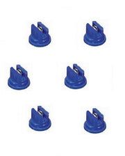 DURAFORCE Pack of 6 - TeeJet Flat Spray Tips Blue 110° Polymer w/ SS Insert Visiflo