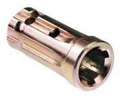 DURAFORCE PTO Adapter Sleeve Increaser 1-1/8" 6 Sp Female x 1-3/8" 6 Sp Male x 3.25" Long